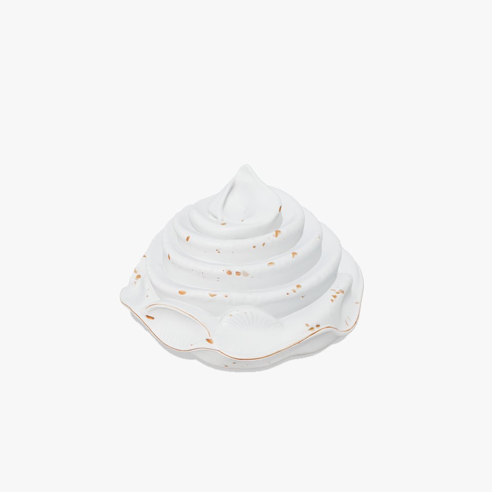 Futuristic Stylized Meringue Cake model pack