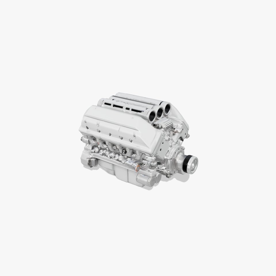 V8 Engine Rugged Design model pack