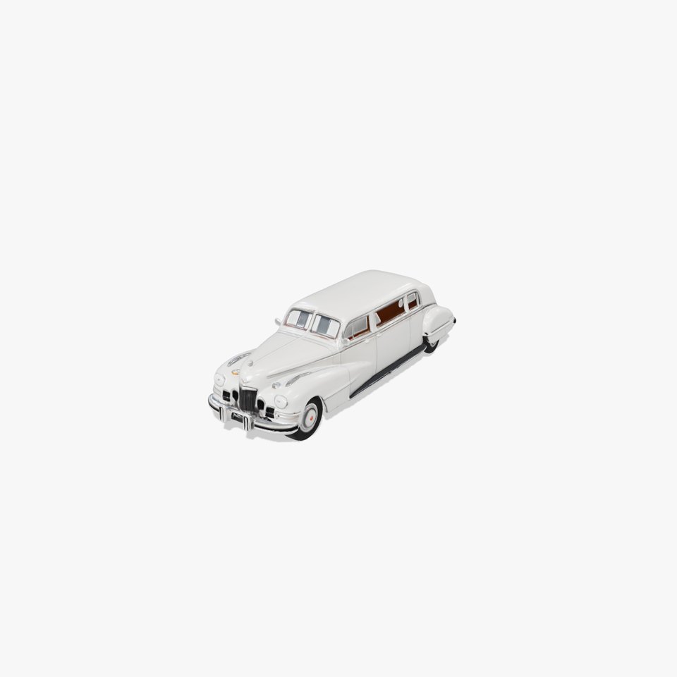 Luxurious Vintage Limousine model pack
