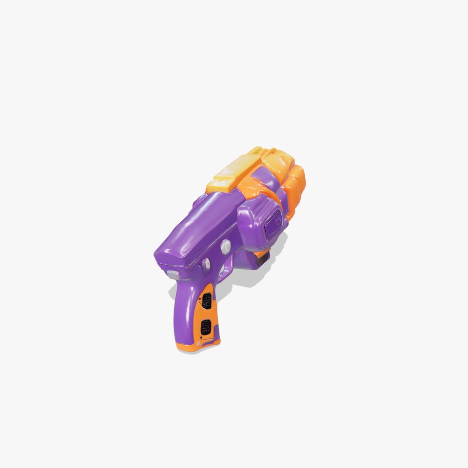Futuristic Cartoon Grenade Launcher model pack