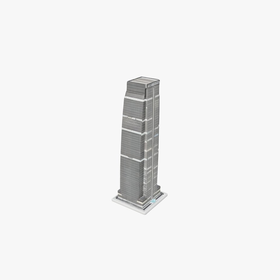 Futuristic Skyscraper with Neon Accents model pack