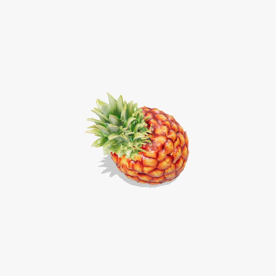 Pineapple Sunlit Textured Surface model pack
