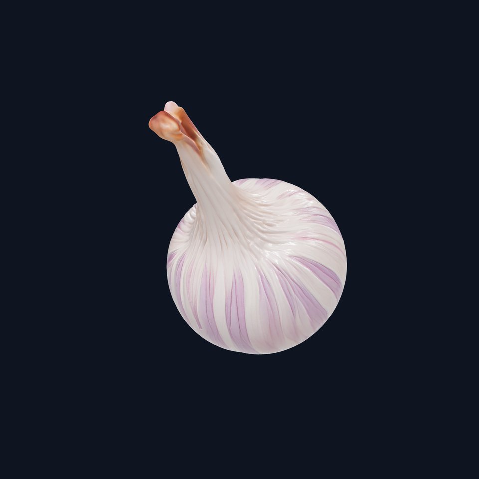 Elegant Shallot Model Pack with Detailed Texture