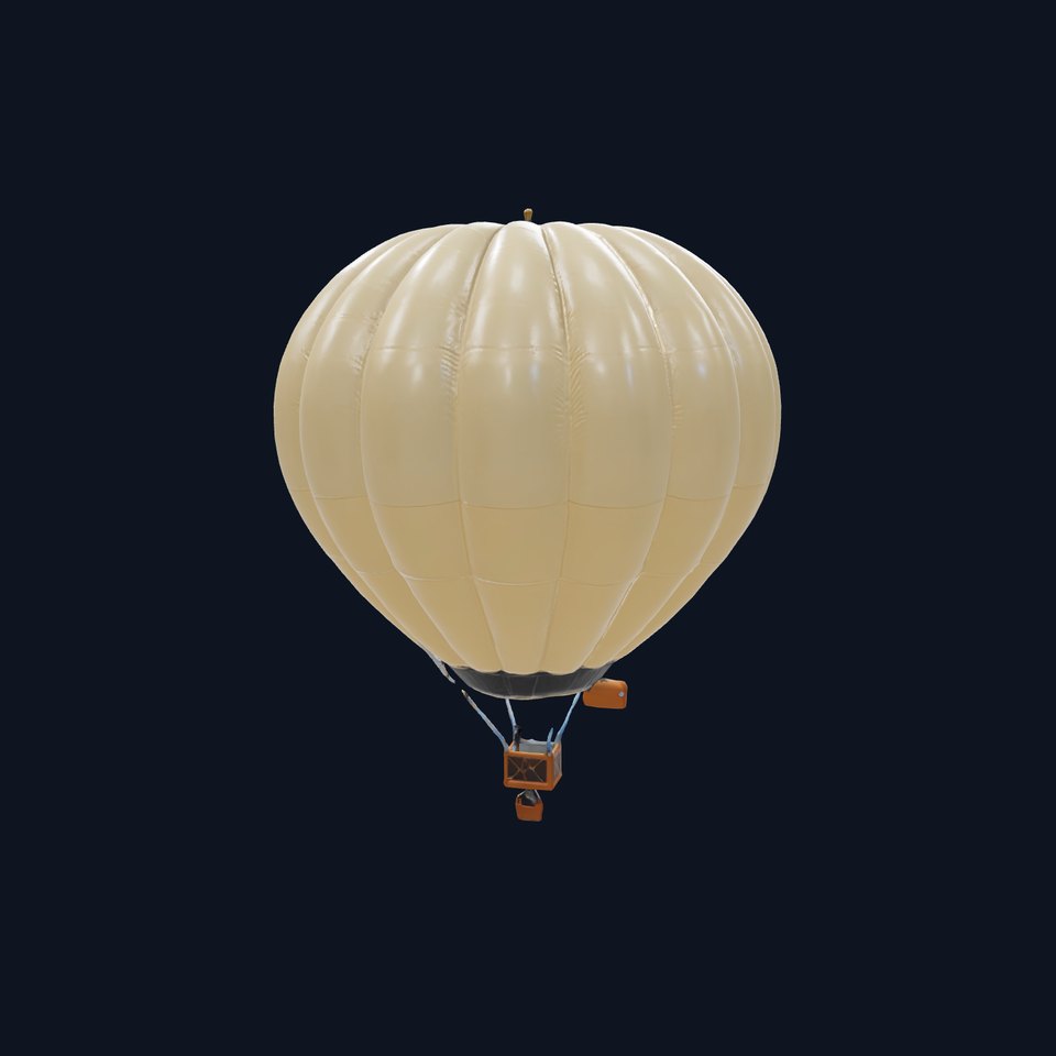 Weather Research Balloon 3D Model Pack