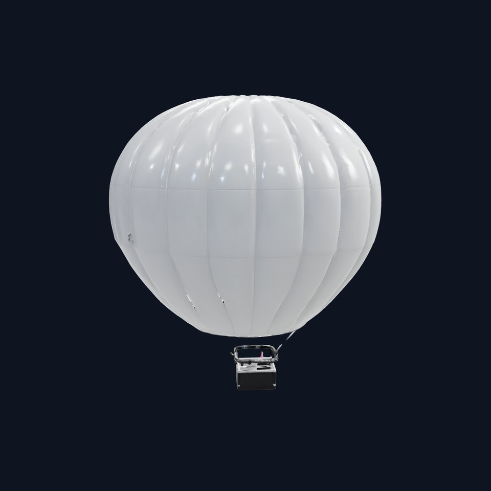 Modern High-Altitude Balloon 3D model pack