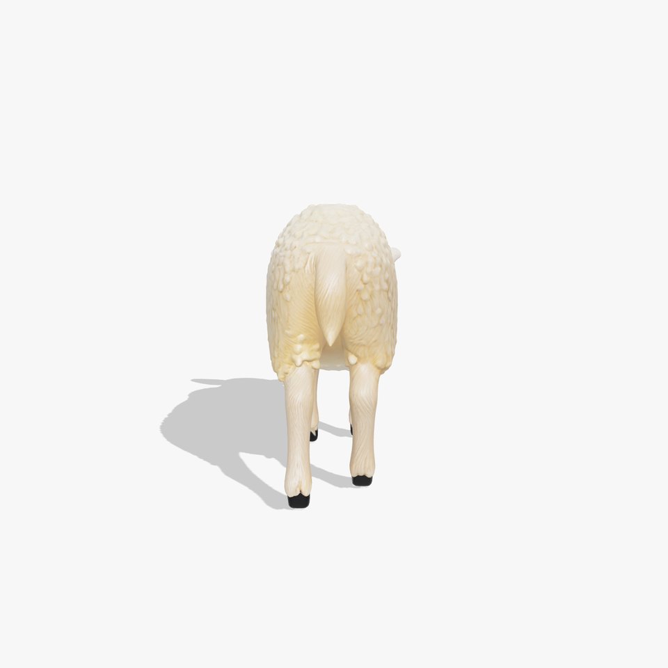 Fluffy Sheep Pastoral Scene model pack