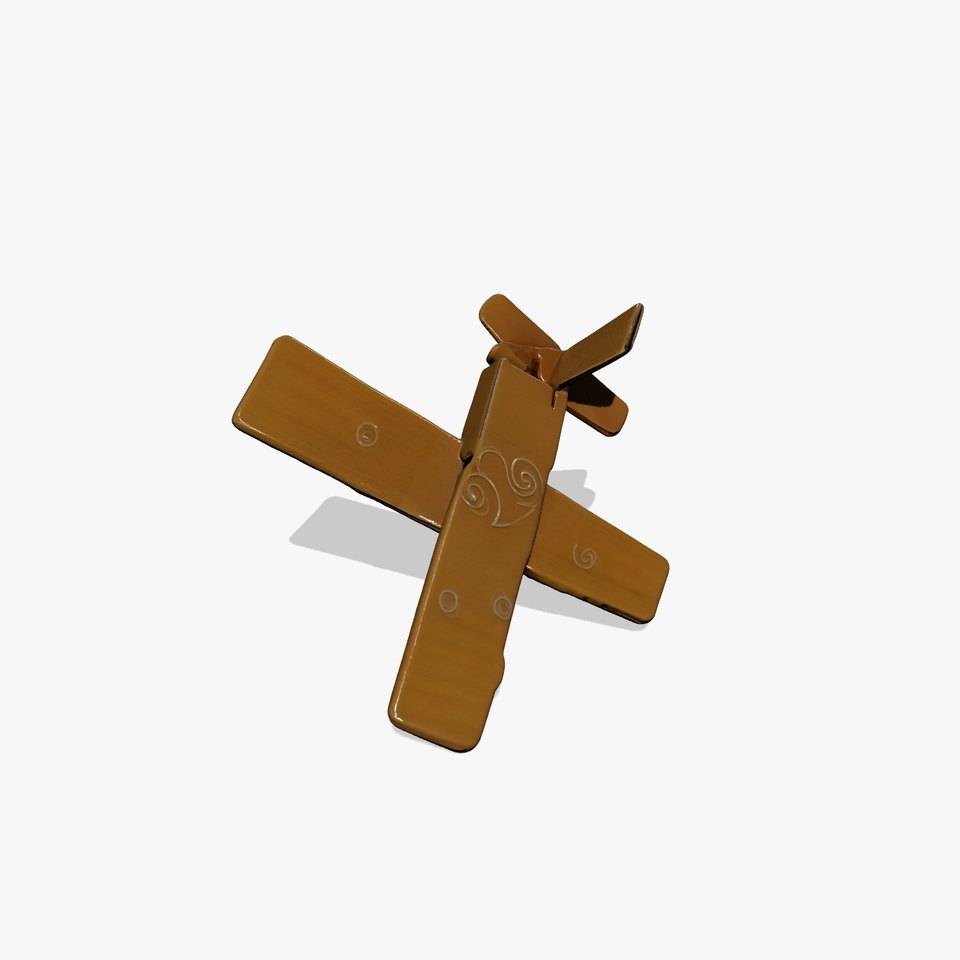 Cardboard Airplane Toy Craft model pack