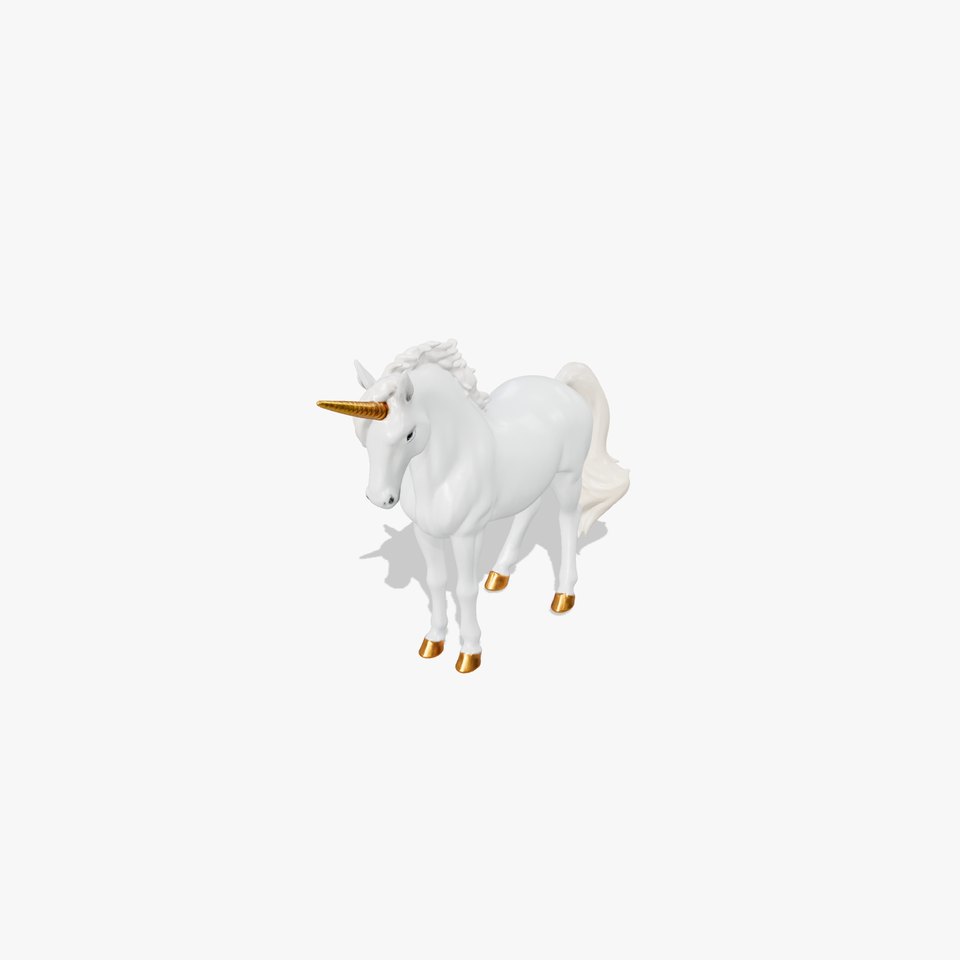 Majestic Unicorn Fantasy Creature Model Pack