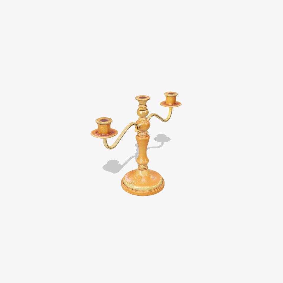 Classic Candelabra Symmetrical Design model pack