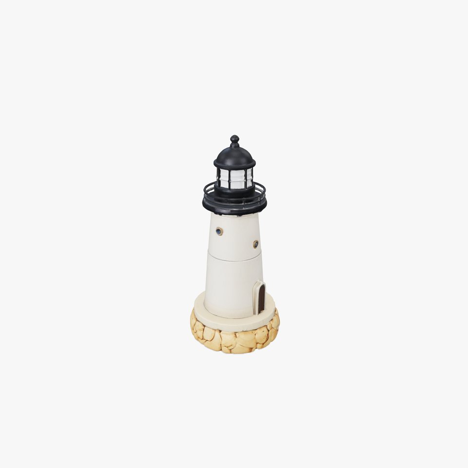 Cracked Stone Lighthouse Architectural model pack