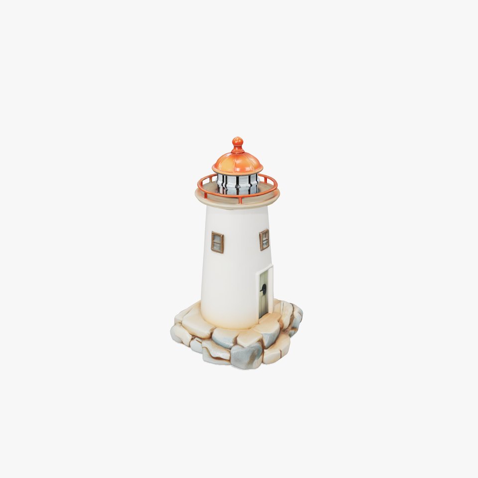 Weathered Lighthouse Architecture model pack