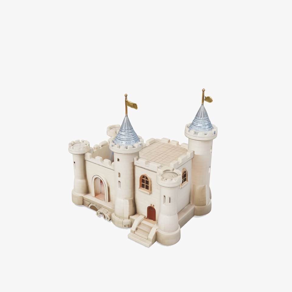 Majestic Stone Castle Environment model pack