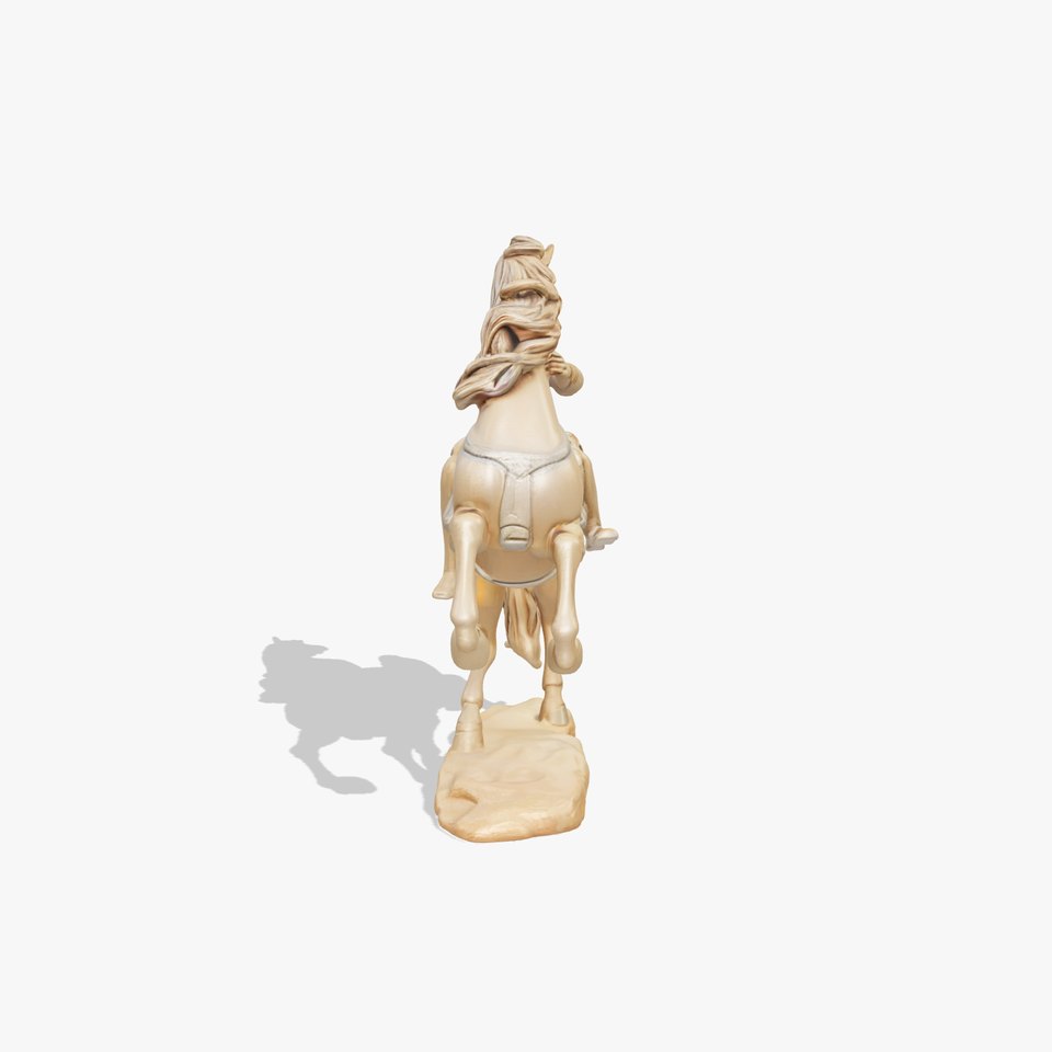 Renaissance Horse and Rider Sculpture model pack