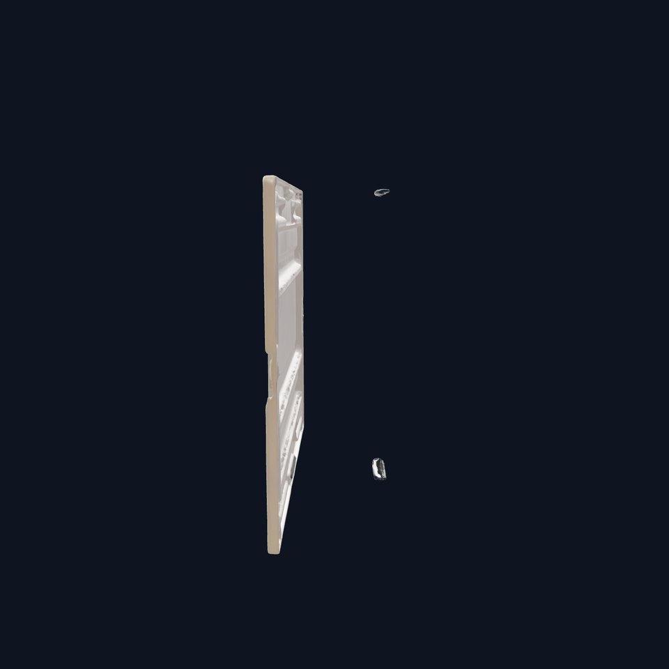 Futuristic Modular Wall Panel Design model pack