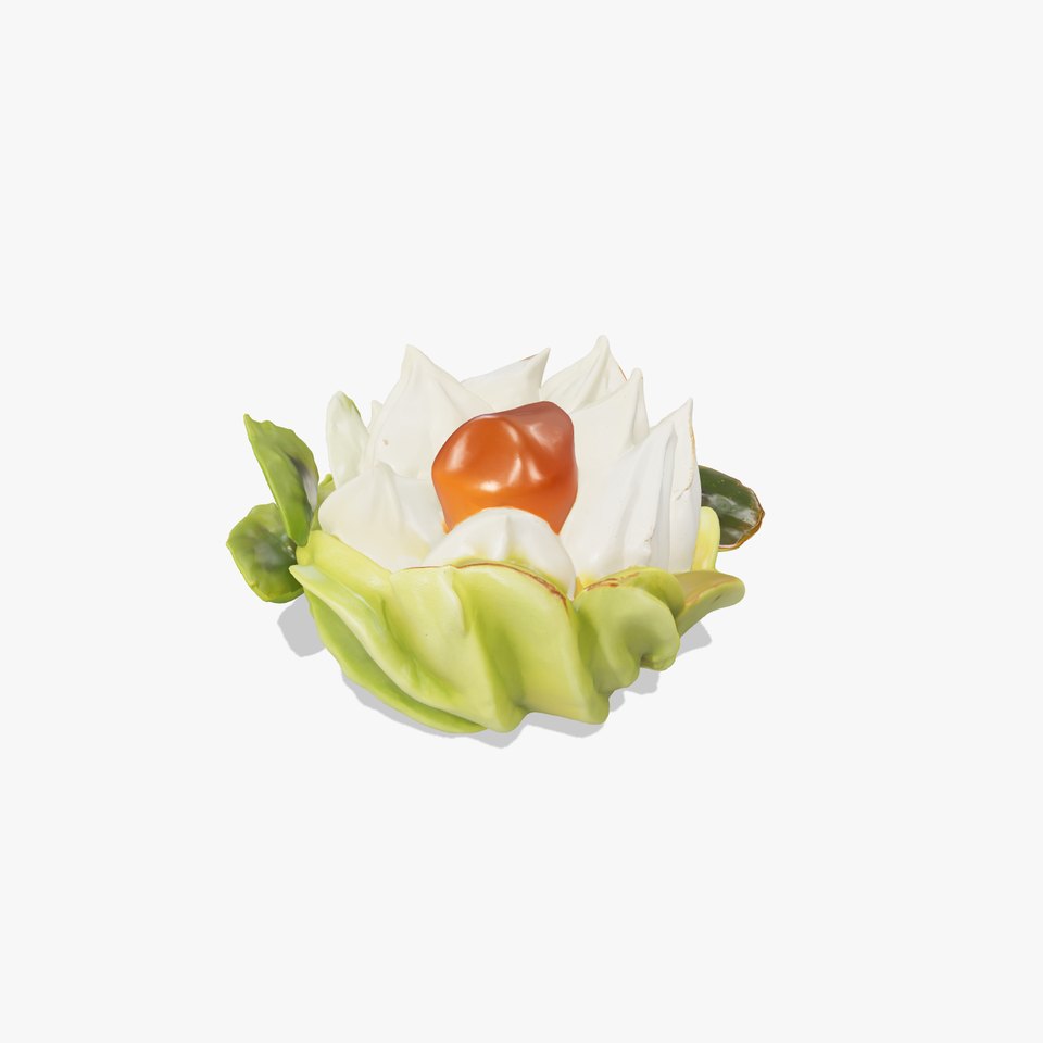 Floral Meringue Dessert Design model pack