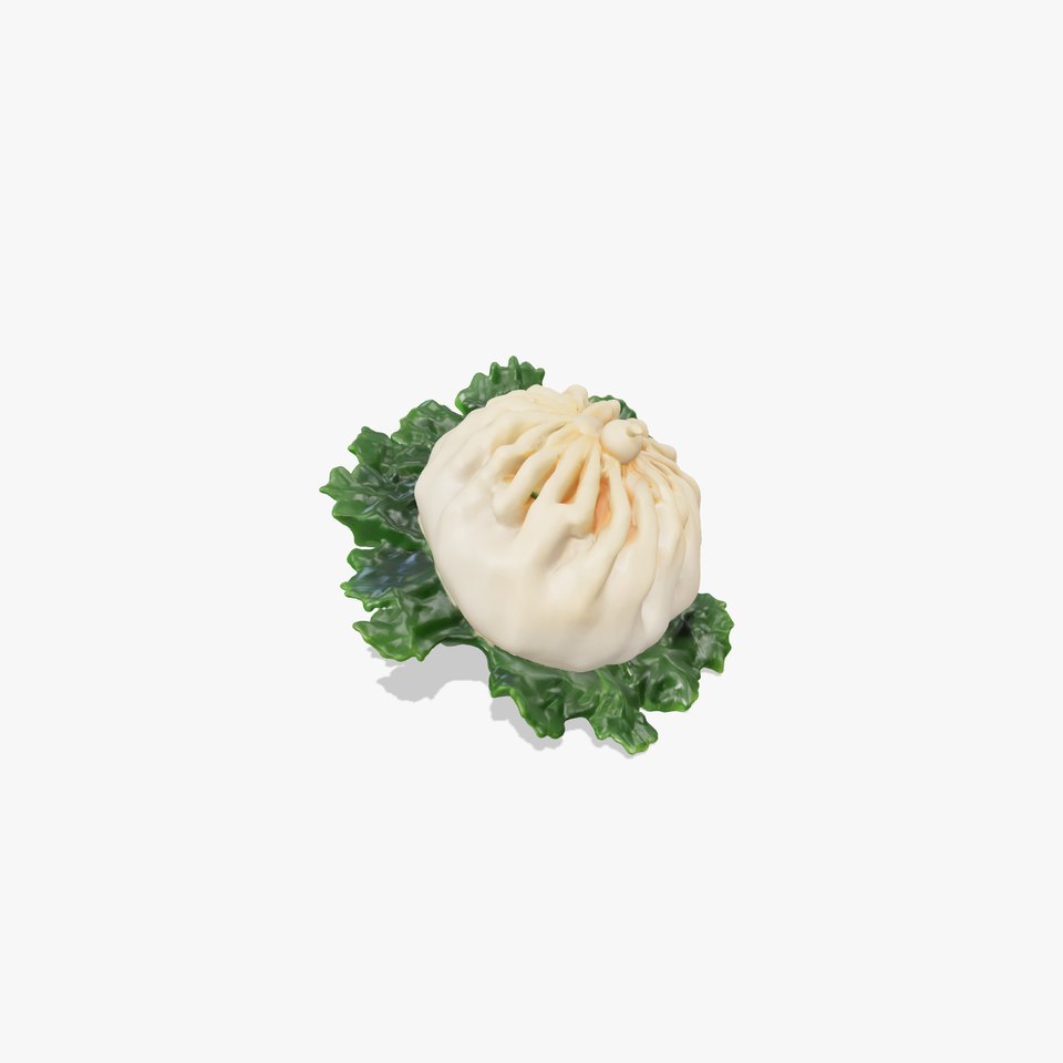 Minimalist Dumpling Design Model Pack
