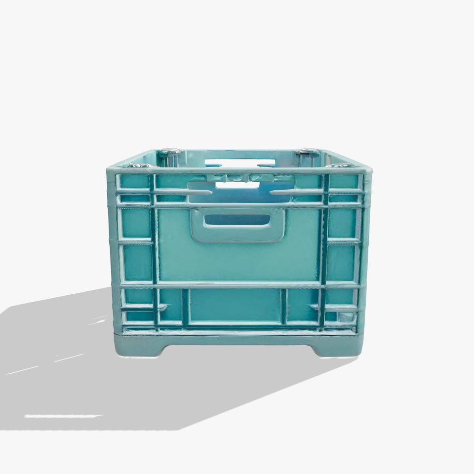 Storage Crate with Smart Lock Model Pack