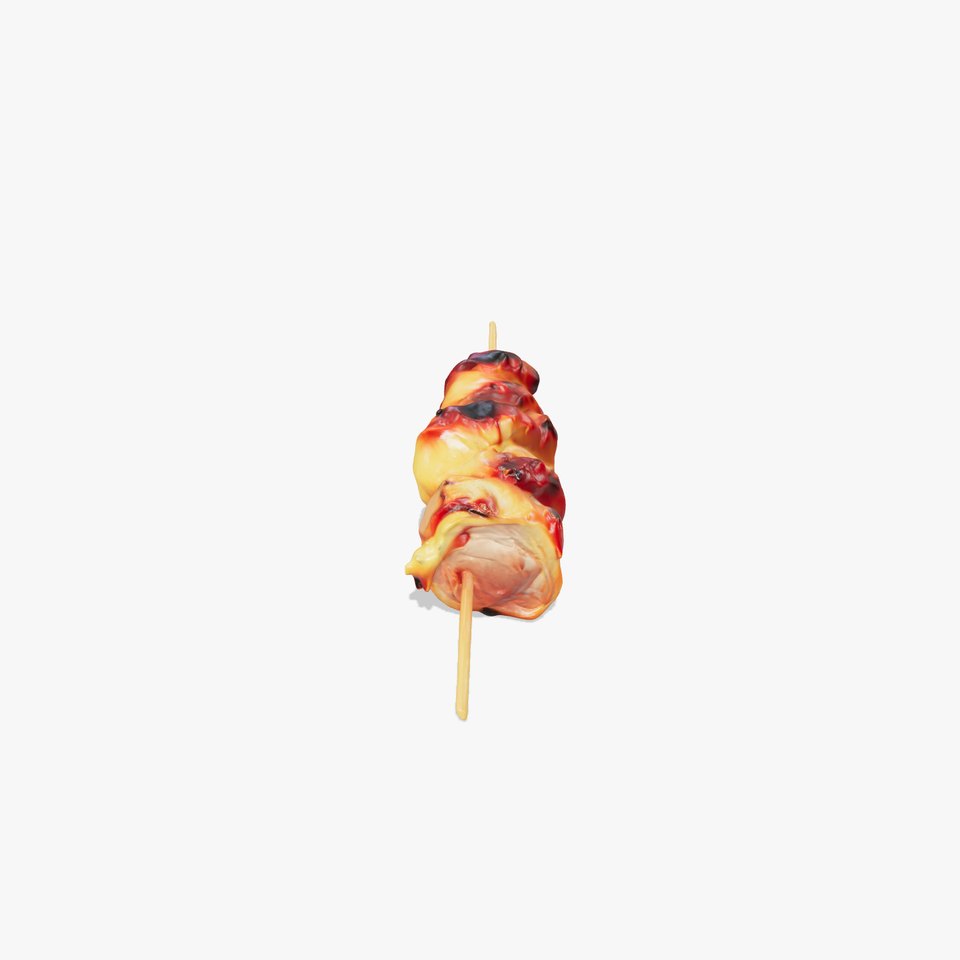 Realistic Pork Skewer model pack