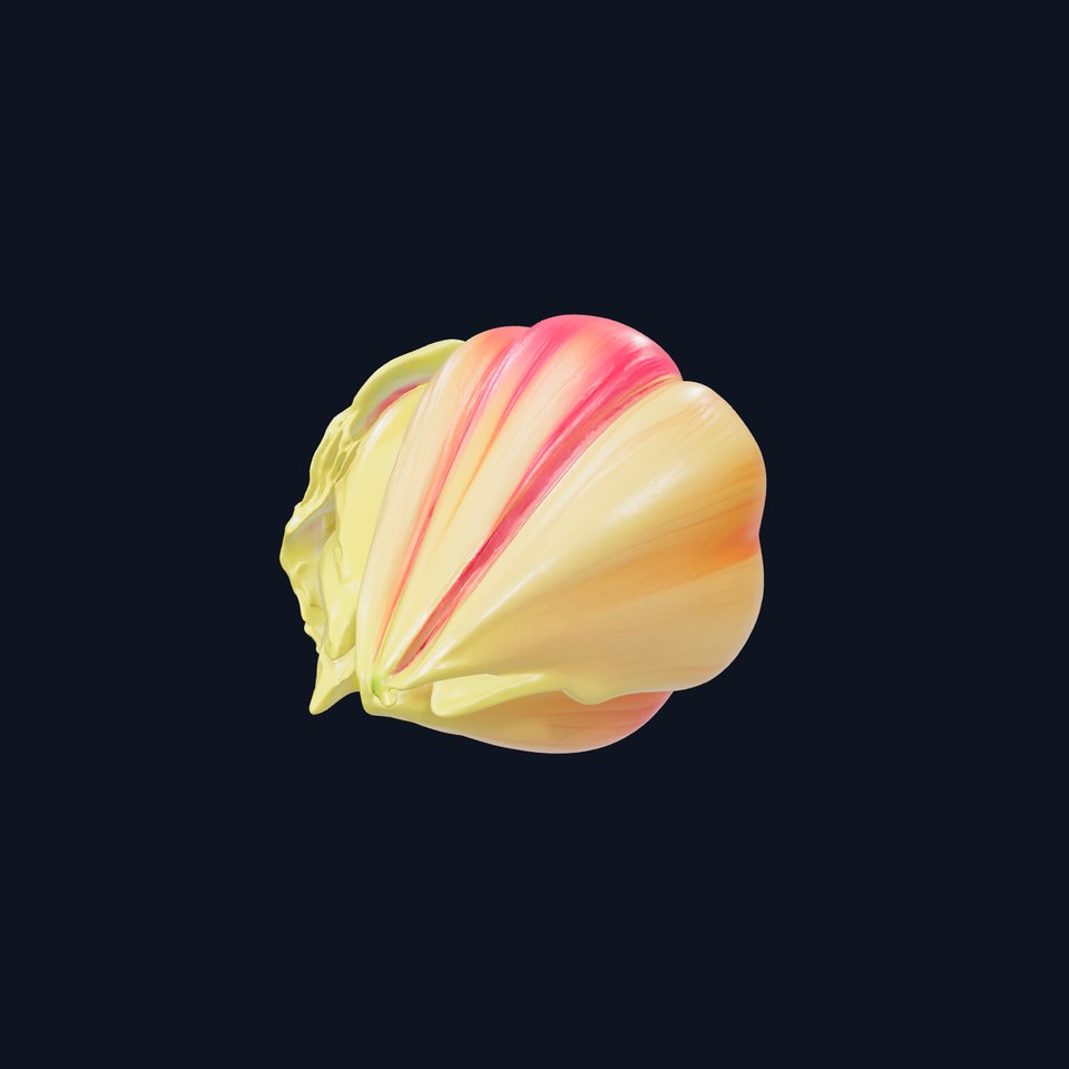 Fringed Tulip Flower Realistic model pack