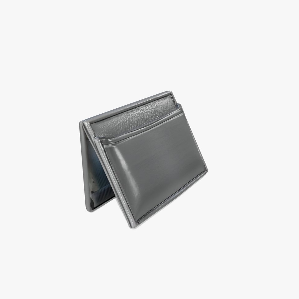 Elegant Black Leather Card Holder model pack