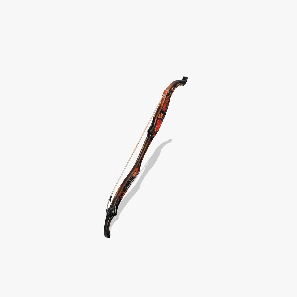 Mystical Arcane Bow with Illuminating Runes model pack