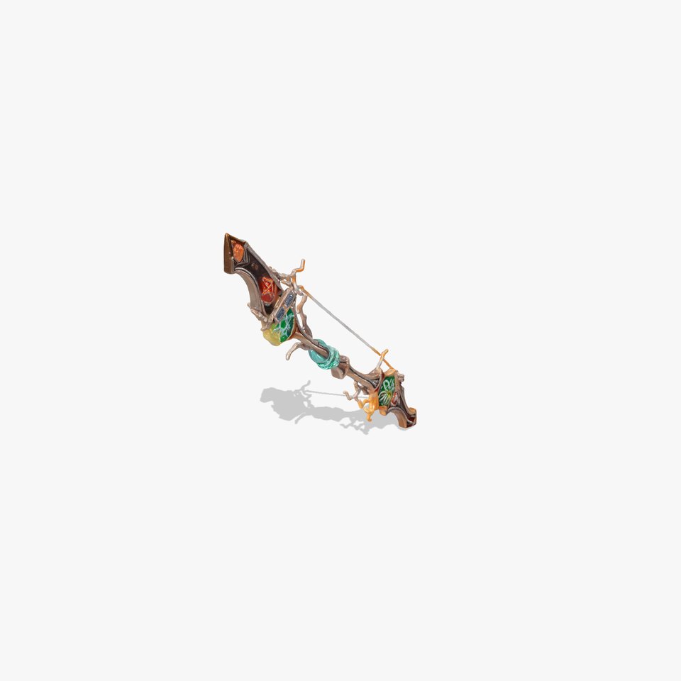 Wizards Arcane Bow with Glowing Glyphs model pack