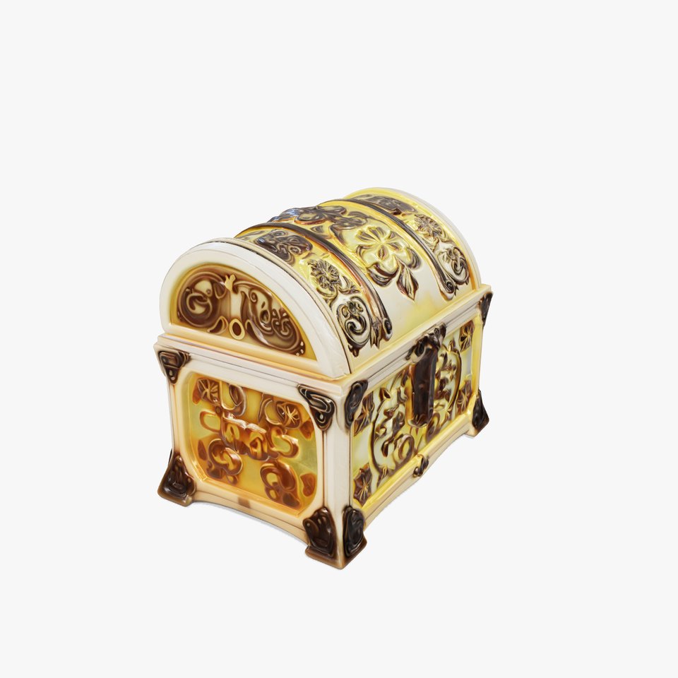 Intricate Spellbound Chest D Model Pack