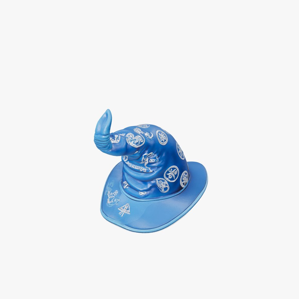 Enchantresss Midnight Blue Hat with Runes model pack