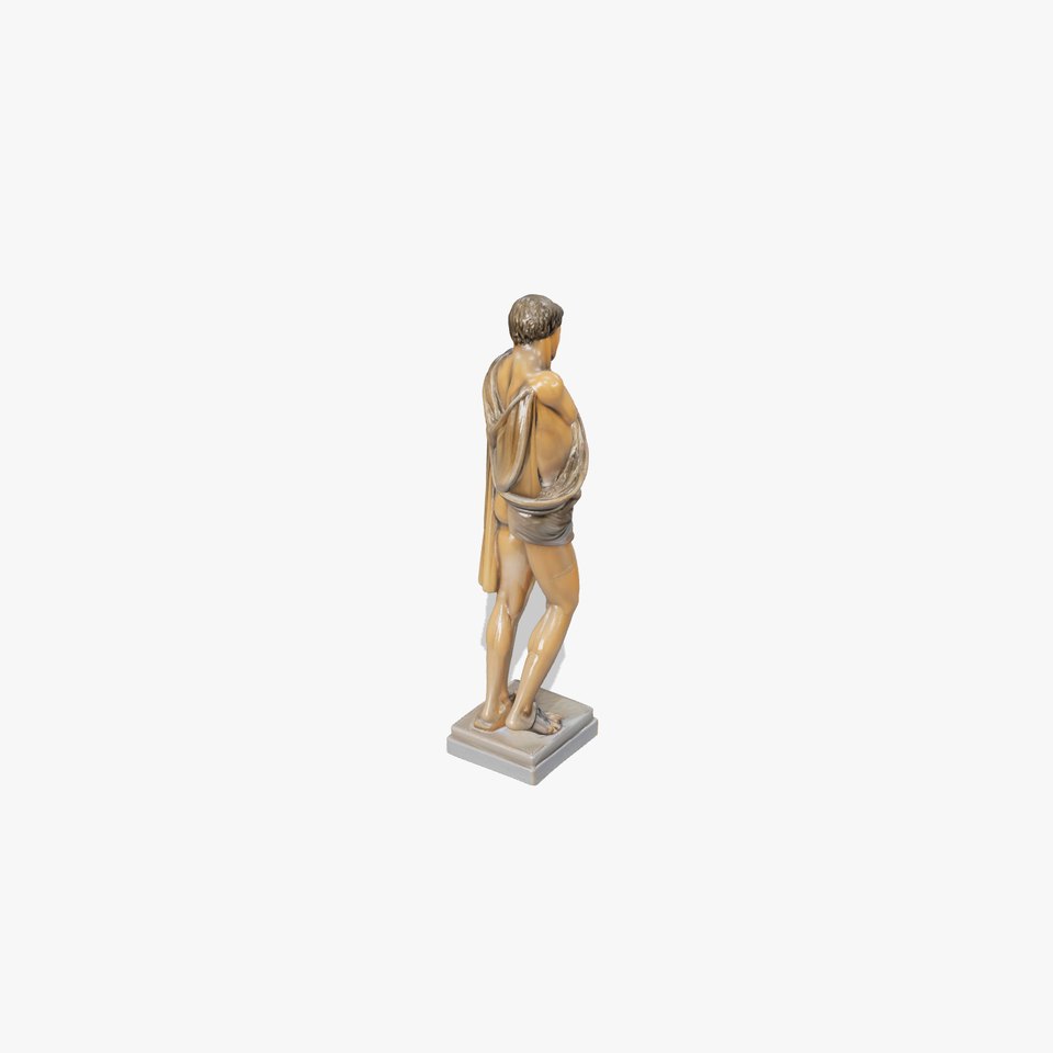 Ancient Greek Athlete Bronze Statue model pack