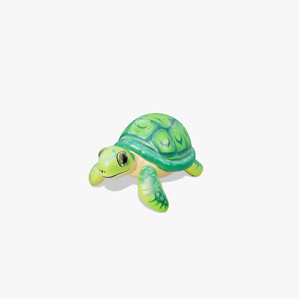 Whimsical Inflatable Turtle Detailed Shell Model Pack