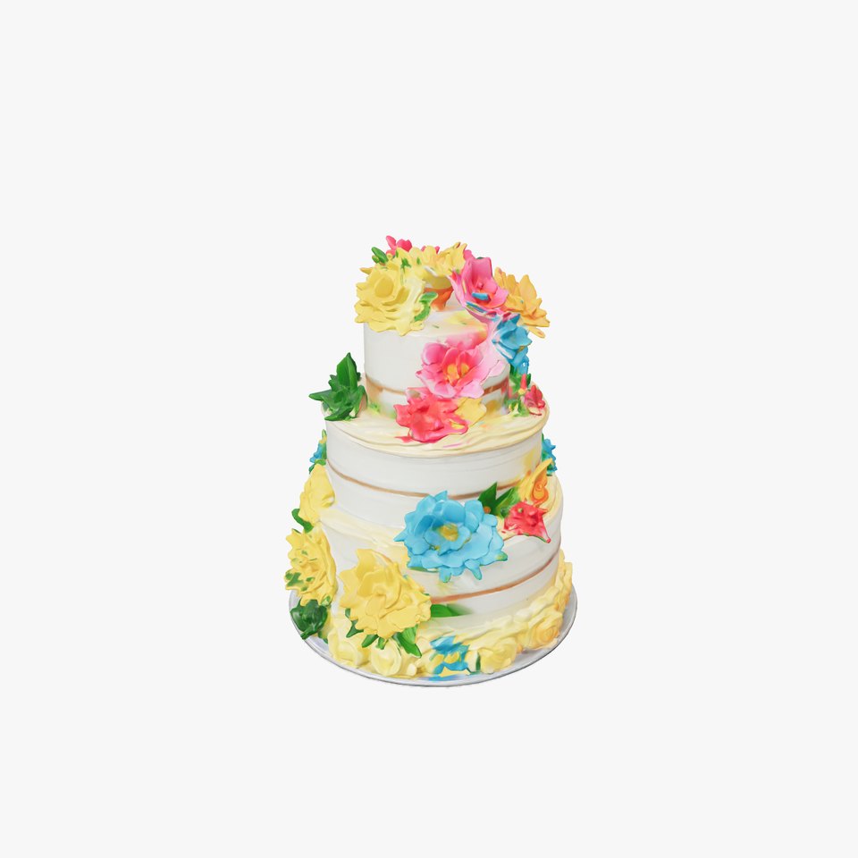 Elegant Celebration Cake Model Pack