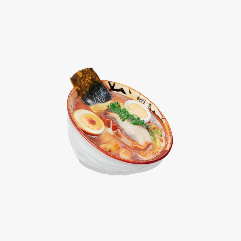 Traditional Japanese Ramen Bowl model pack