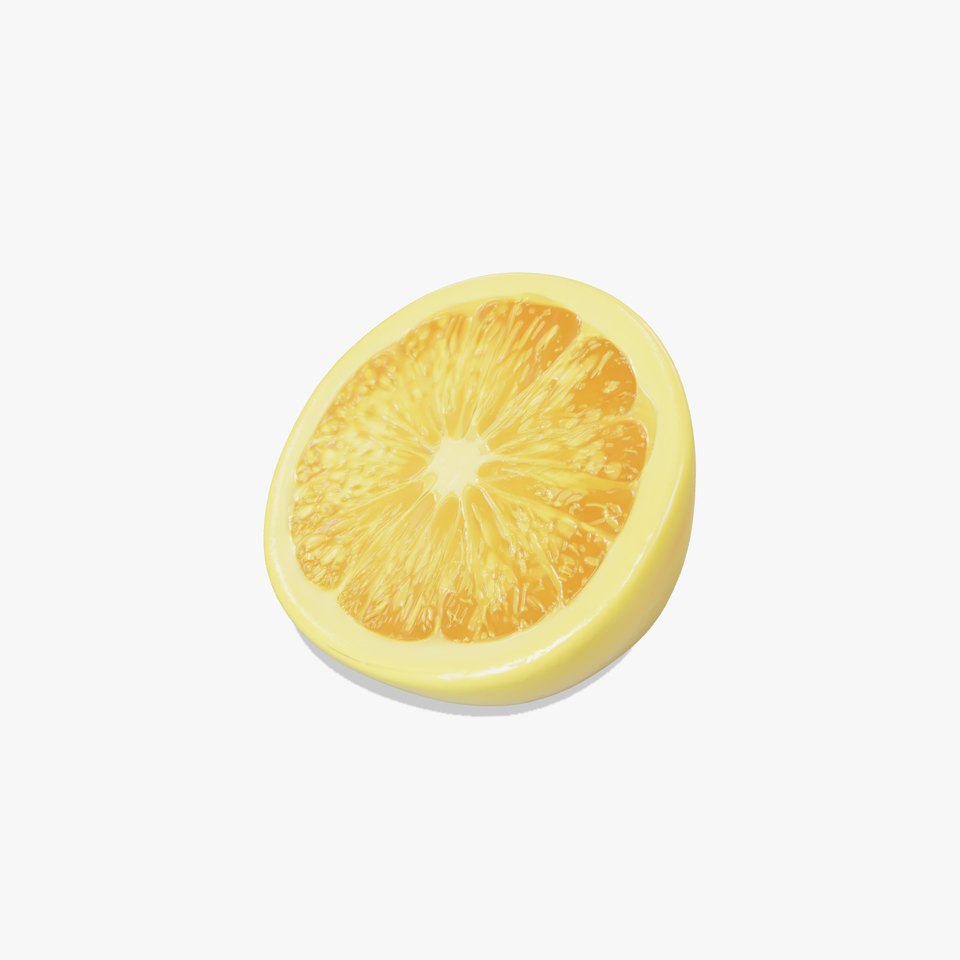 Realistic Lemon Slice model pack