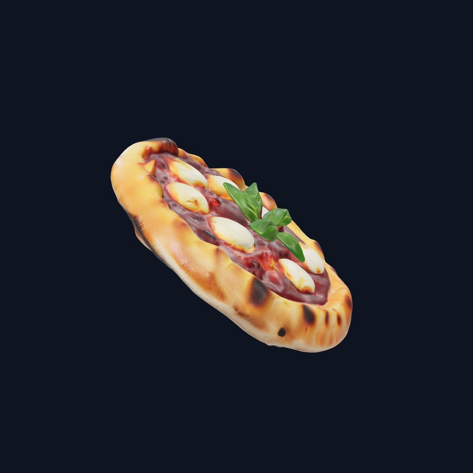 Traditional WoodFired Pizza D Model Pack