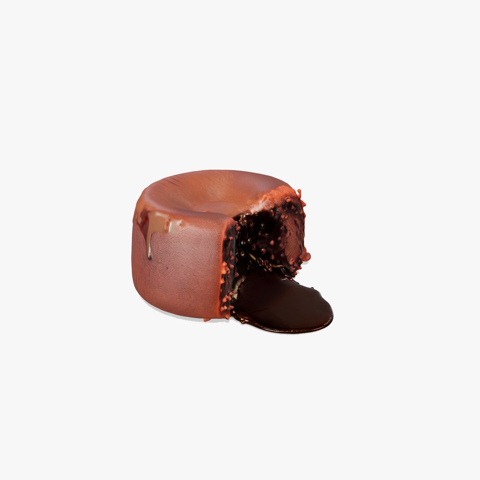 Chocolate Lava Cake Dessert model pack