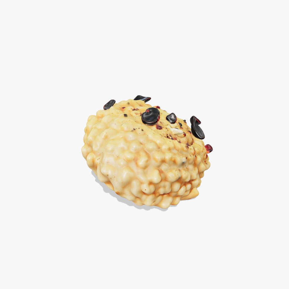 Creamy Risotto with Black Garlic Garnish model pack