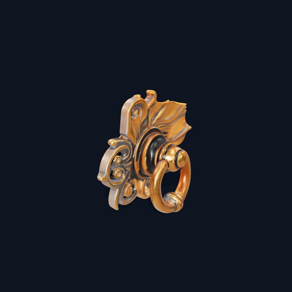 Antique Door Knocker Model Pack