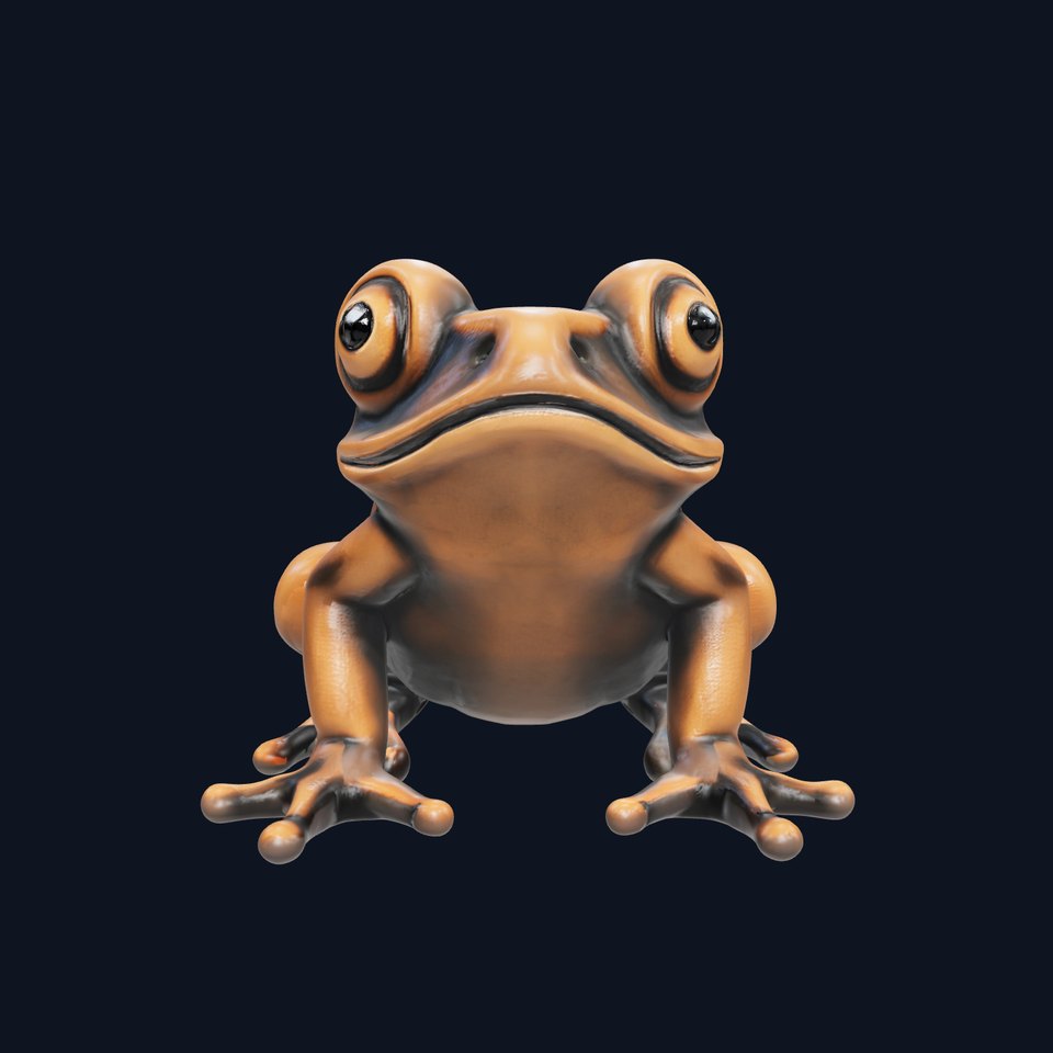 Frog Statue Model Pack for Rendering and Games