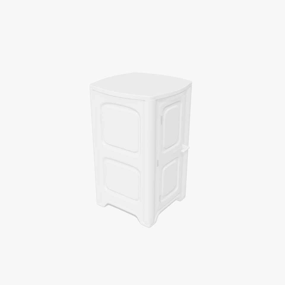 Portable Toilet Model Pack with Detailed Textures and UV Mapping