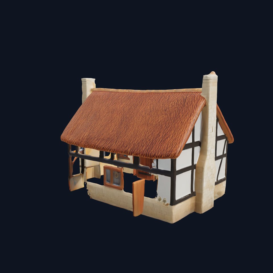 Rustic Cottage Model Pack with PBR Textures