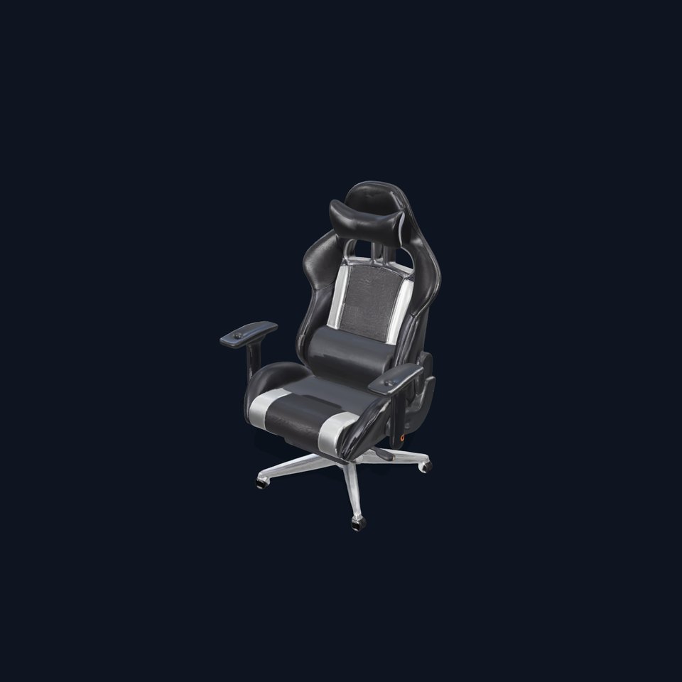 Ergonomic Gaming Chair D Model Pack