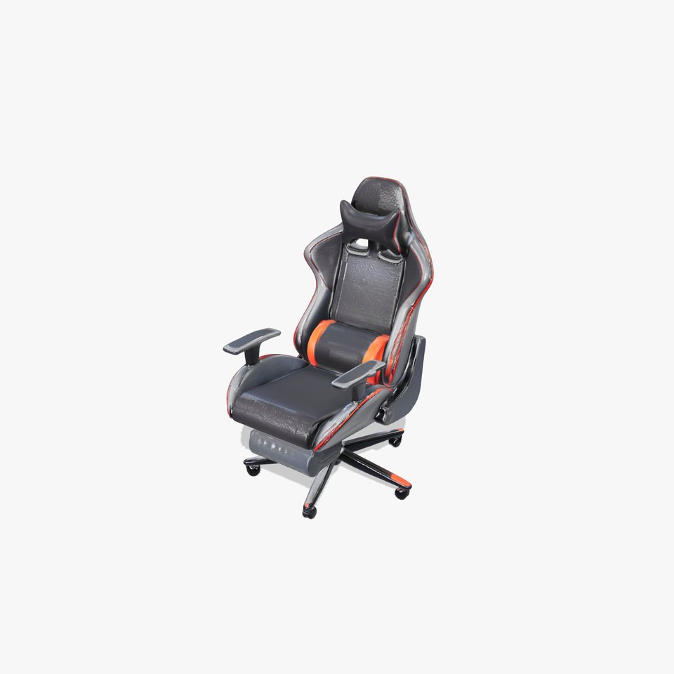 Gaming Chair D Model Pack with Adjustable Features