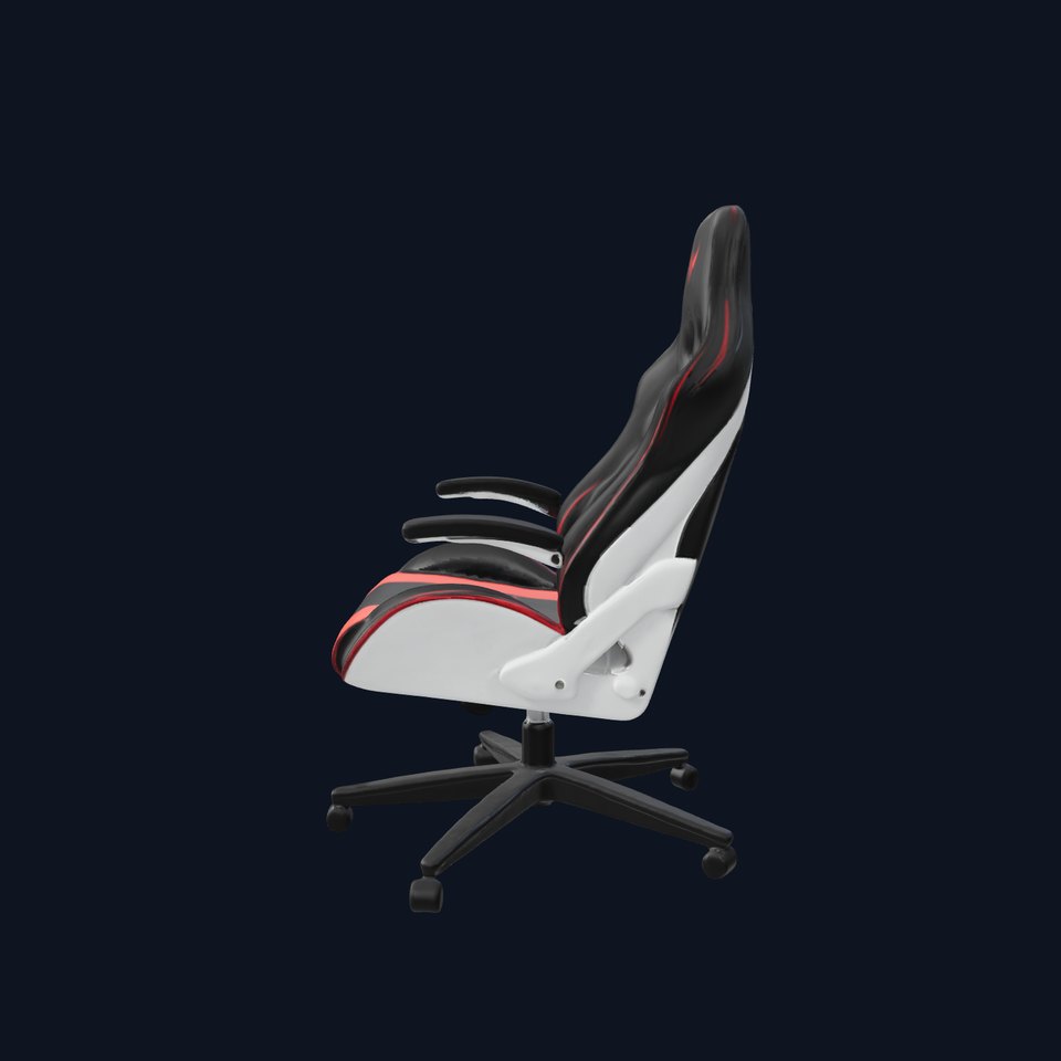 Ergonomic Gaming Chair D Model Pack