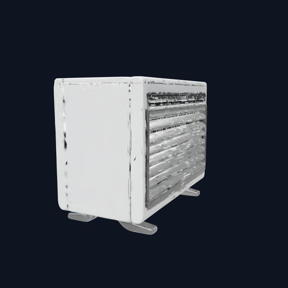 Modern Air Conditioner Model Pack with Detailed Grilles