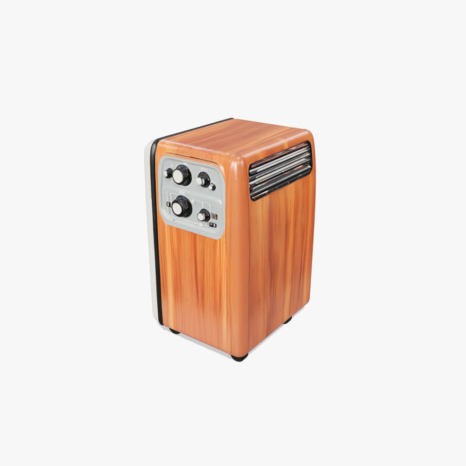 Vintage Heater Model Pack with Wood Finish