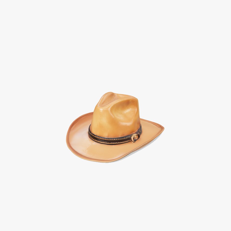 Cowboy Hat D Model Pack for Realistic Rendering