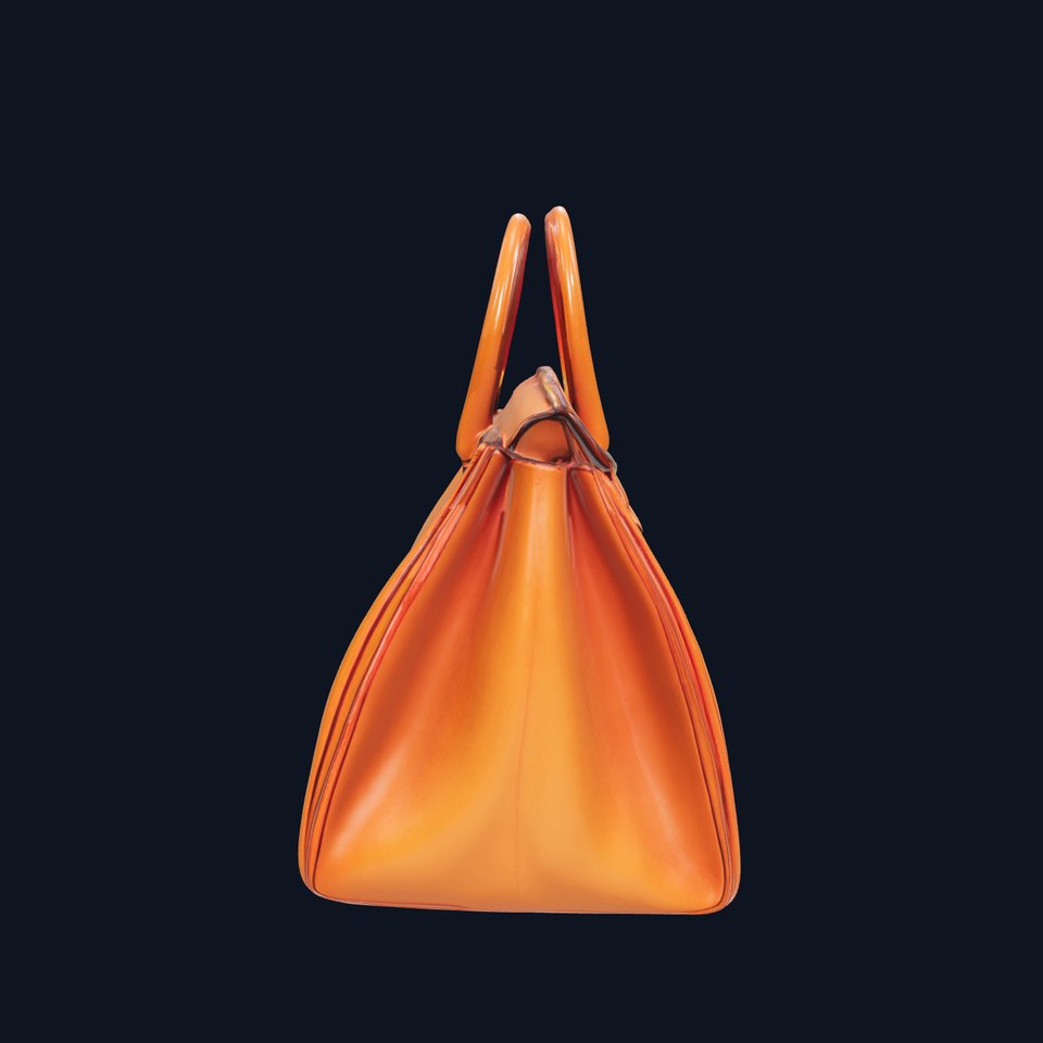 Luxurious Leather Handbag D Model Pack