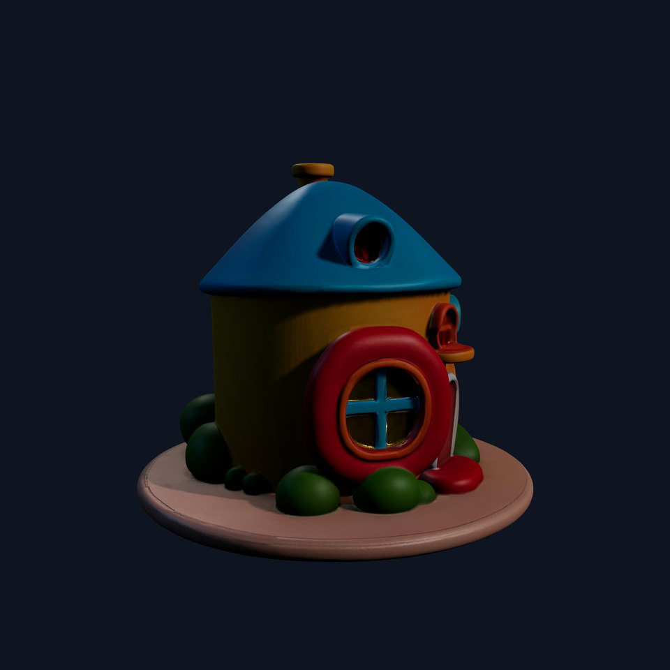 Whimsical Cartoon House Model Pack