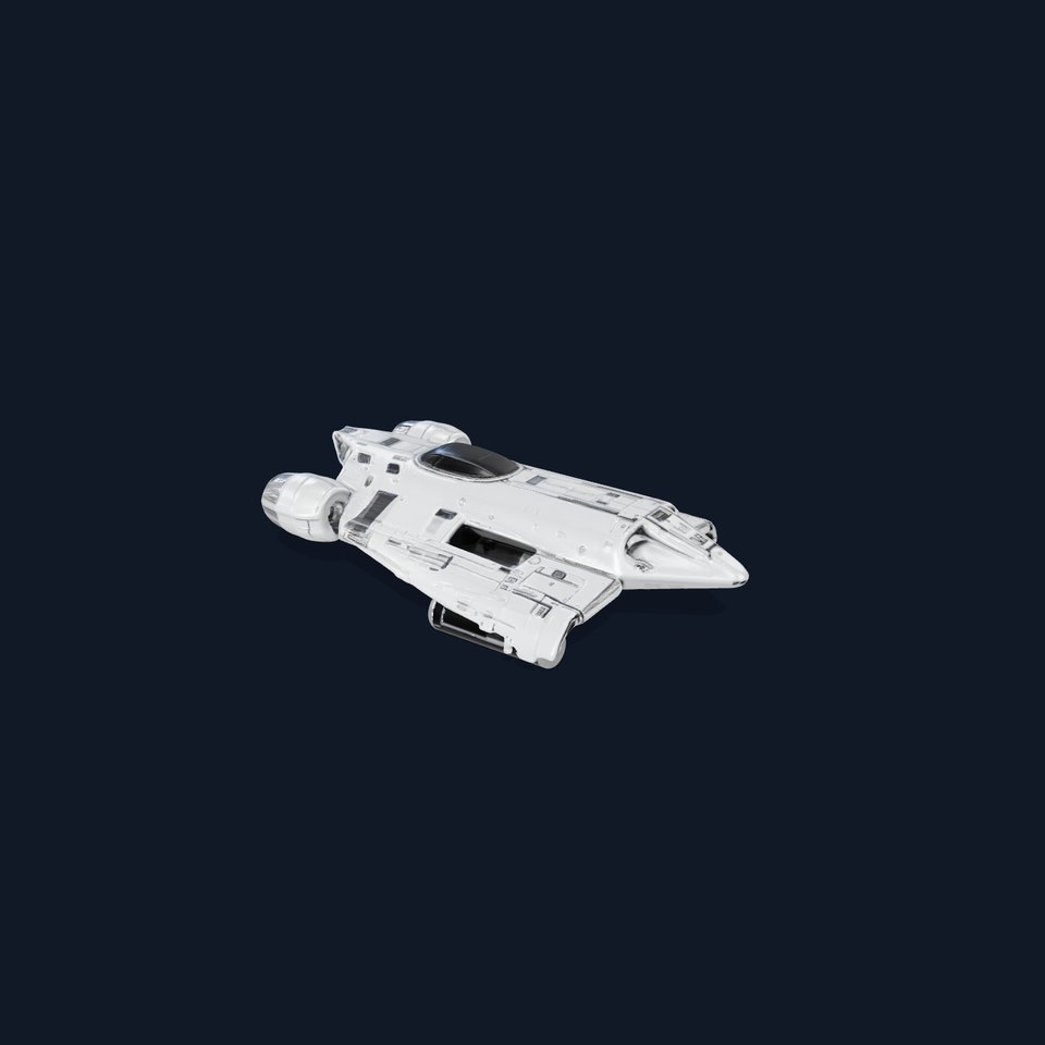 Futuristic Spaceship Model Pack with PBR Textures