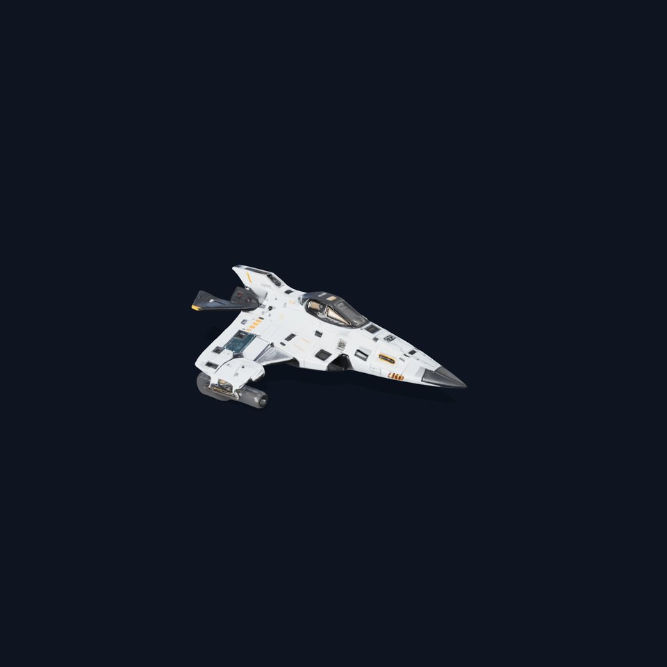 Futuristic Spacecraft D Model Pack
